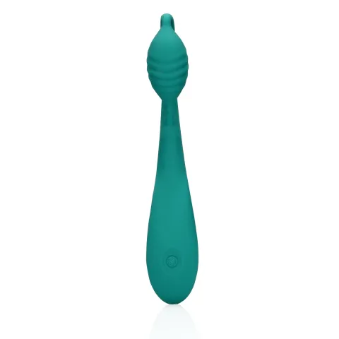 Вибратор для точки G — Loveline G-Spot Vibrator With Bead, зеленый