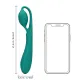 Вибратор для точки G — Loveline G-Spot Vibrator With Bead, зеленый