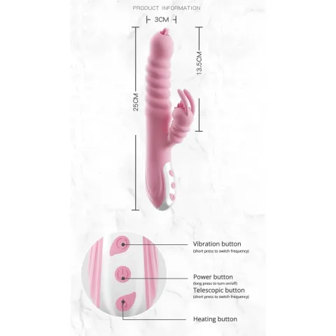 Вибратор — Hannah USB Pink