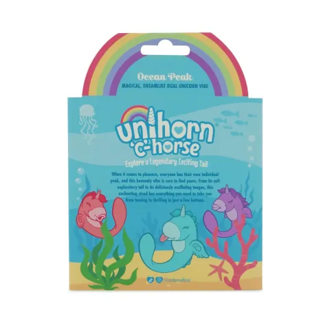 Вибратор-единорог Unihorn – C Horse – Ocean Peak, вагинально-клиторальная стимуляция, 2 мотора по 10 режимов