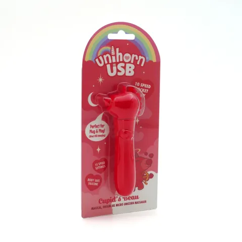 Вибратор-единорог Unihorn USB Bullet – Cupid's Beau, виброшарик, USB-зарядка, 10 режимов