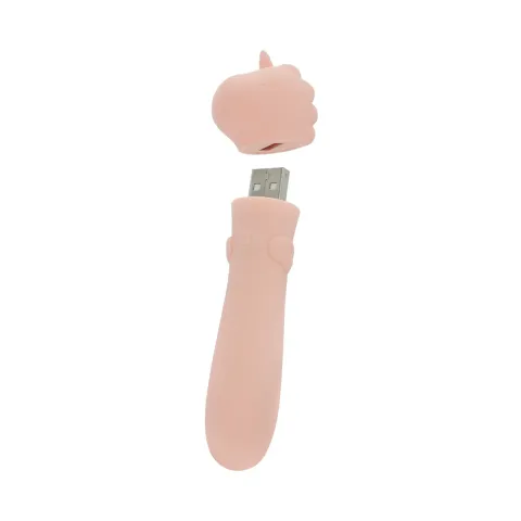 Вибратор-единорог Unihorn USB Bullet – Heart Throb, виброшарик, USB-зарядка, 10 режимов