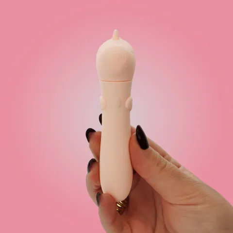 Вибратор-единорог Unihorn USB Bullet – Heart Throb, виброшарик, USB-зарядка, 10 режимов