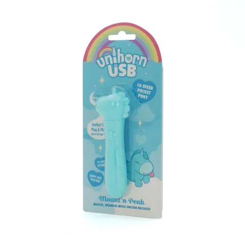 Вибратор-единорог Unihorn USB Bullet – Mount'n Peak, виброшарик, USB-зарядка, 10 режимов