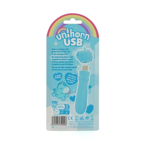Вибратор-единорог Unihorn USB Bullet – Mount'n Peak, виброшарик, USB-зарядка, 10 режимов