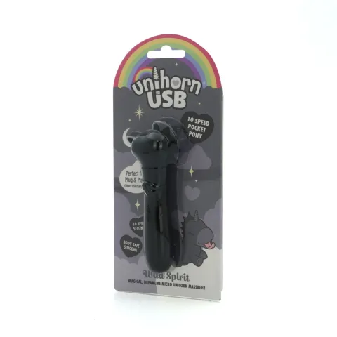 Вібратор-єдиноріжка Unihorn USB Bullet – Wild Spirit, віброкуля, USB-зарядка, 10 режимів