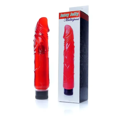 Вибратор — Juicy Jelly Multispeed Red