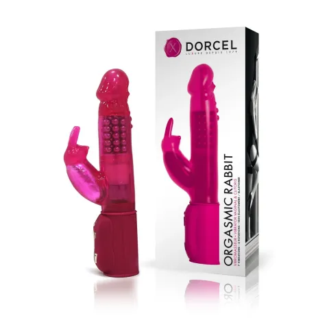 Вібратор-кролик Dorcel Orgasmic Rabbit Pink з перлинним масажем