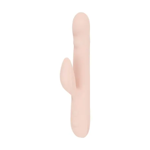 Вибратор-кролик с пульсацией Good Vibes Only – SHAI Thrusting Vibrator Soft Silicone – Pink, 3 мотора
