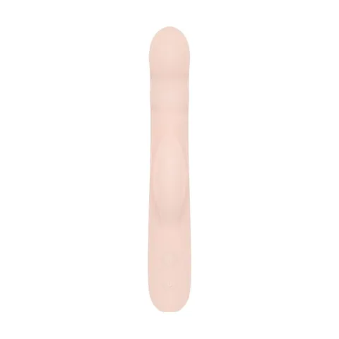 Вибратор-кролик с пульсацией Good Vibes Only – SHAI Thrusting Vibrator Soft Silicone – Pink, 3 мотора