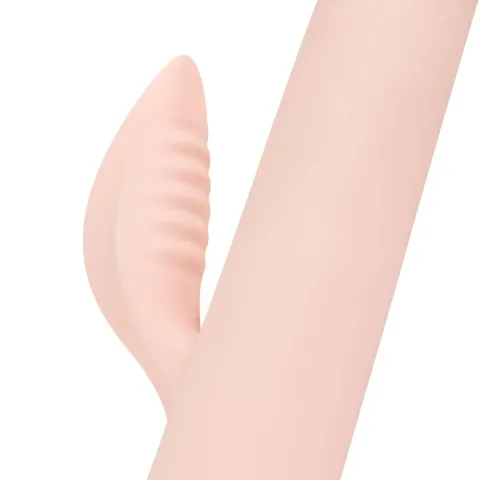 Вибратор-кролик с пульсацией Good Vibes Only – SHAI Thrusting Vibrator Soft Silicone – Pink, 3 мотора