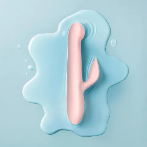 Вибратор-кролик с пульсацией Good Vibes Only – SHAI Thrusting Vibrator Soft Silicone – Pink, 3 мотора