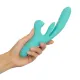 Вибратор-кролик с вагинальным отростком Good Vibes Only — Lisa Thrusting Rabbit Vibrator with G-Spot Stimulator
