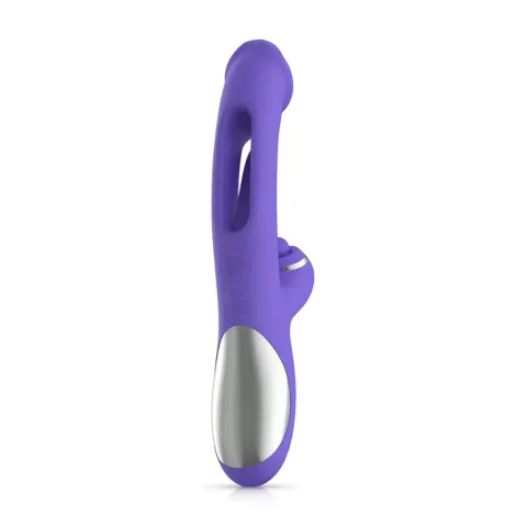 Вибратор-кролик с вагинальным отростком Good Vibes Only — Tess Rabbit Vibrator with G-Spot Stimulator