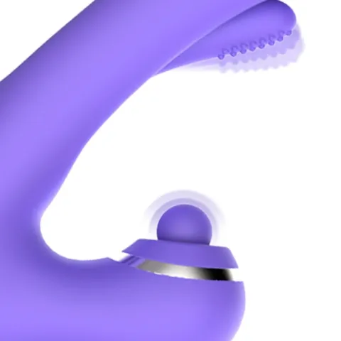 Вибратор-кролик с вагинальным отростком Good Vibes Only — Tess Rabbit Vibrator with G-Spot Stimulator