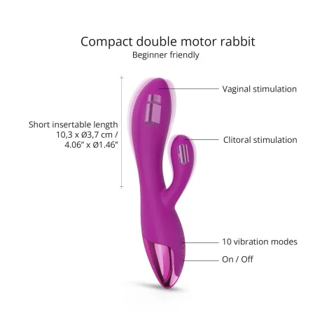 Вибратор-кролик Love To Love FUNKY BUNNY — SWEET ORCHID