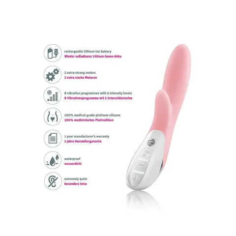 Mystim Danny Divido Divido Candy Rose Rabbit вибратор с глубокой вибрацией, 2 мотора