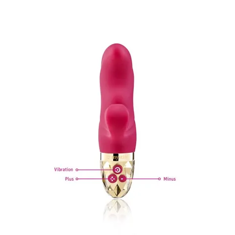 Вибратор Rabbit Mystim Hop Hop Bob Fuchsia, мощный мотор, 8 режимов