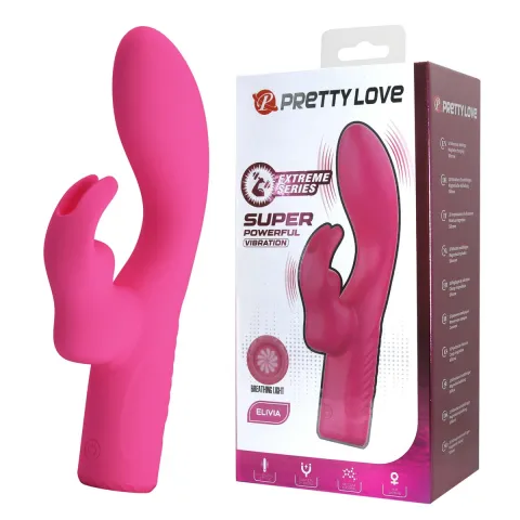 Вибратор «кролик» — Pretty Love Elivia, 10-функциональный вибратор для точки G, 02