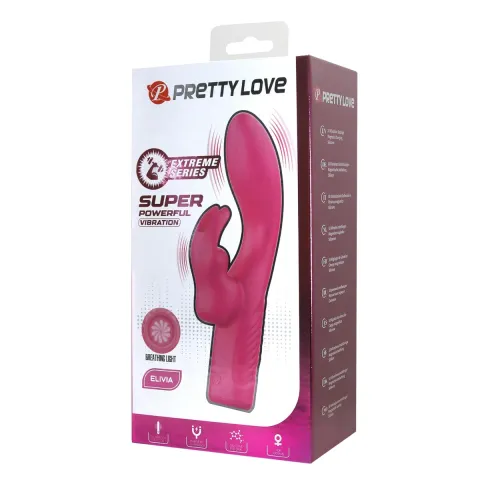 Вибратор «кролик» — Pretty Love Elivia, 10-функциональный вибратор для точки G, 02