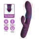 Вибратор-кролик — PRETTY LOVE Zach Purple, силикон, фиолетовый, стимуляция, вибрация и пульсация