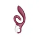 Вібратор-кролик Satisfyer Love Me Red, гнучкий, відросток з потрійним кінчиком