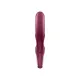 Вібратор-кролик Satisfyer Love Me Red, гнучкий, відросток з потрійним кінчиком