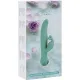 Вибратор-кролик Touch by SWAN — Trio Teal, сенсорное управление, вращение, диаметр 3,8 см
