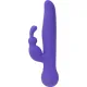 Вибратор-кролик с сенсорным управлением и вращением Touch by SWAN — Duo Purple, глубокая вибрация
