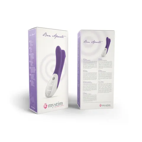 Фиолетовый вибратор Mystim Bon Aparte
