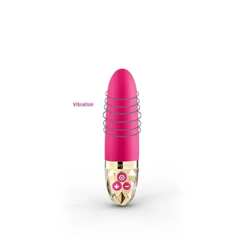 Mystim Sleak Freak Pink вибратор, 8 режимов, внутренняя и внешняя стимуляция