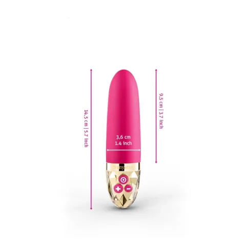 Mystim Sleak Freak Pink вибратор, 8 режимов, внутренняя и внешняя стимуляция