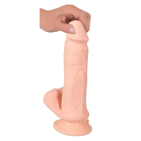 Вібратор - Nature Skin Bendable RC Vibrator with Balls