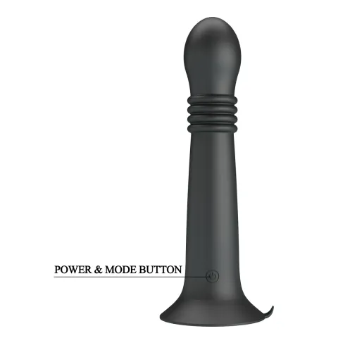 Вібратор на присосці - Pretty Love Stellan Thrusting & Rotating Wand Massager – 23 cm