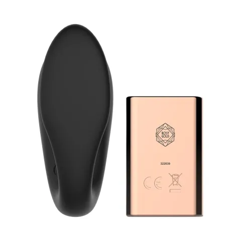 Вібратор - osy Gold – C-Shape Vibrator with Luxury Charging Case – Black