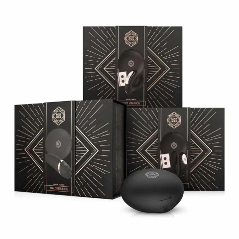 Вібратор - osy Gold – C-Shape Vibrator with Luxury Charging Case – Black