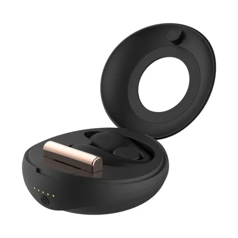 Вібратор - osy Gold – C-Shape Vibrator with Luxury Charging Case – Black