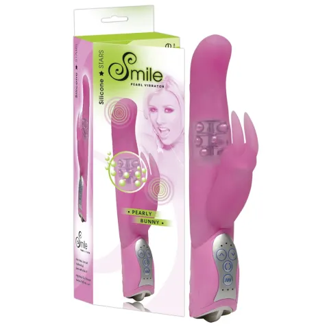 Вібратор - Smile Pearly Bunny, рожевий