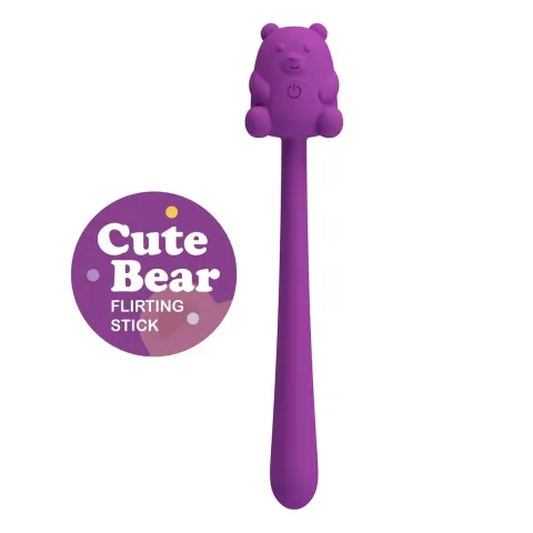 Вибратор — Pretty Love Cute Bear Purple, 7 режимов вибрации