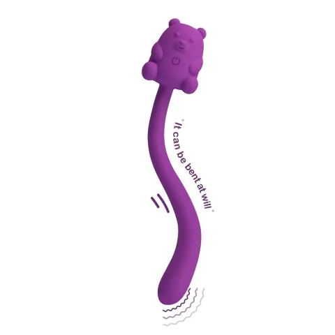 Вибратор — Pretty Love Cute Bear Purple, 7 режимов вибрации