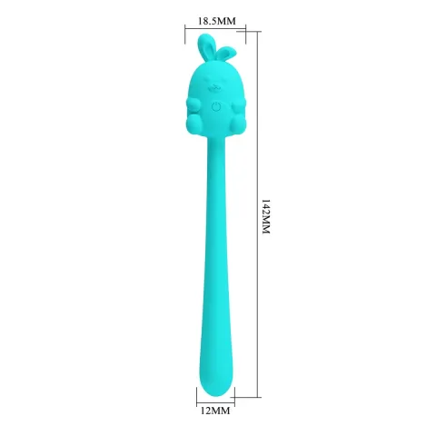 Вібратор - Pretty Love Cute Bunny Turquoise, 7 vibration functions