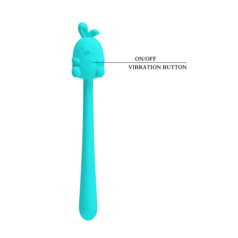 Вібратор - Pretty Love Cute Bunny Turquoise, 7 vibration functions