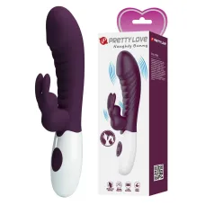Вібратор — вибратор Pretty Love Naughty Bunny Dark Purple