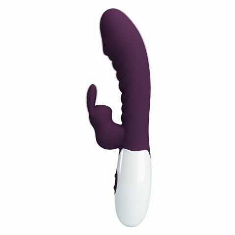 Вібратор - Pretty Love Naughty Bunny Vibrator Dark Purple