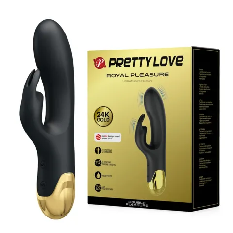 Вибратор — Pretty Love Royal Pleasure Double Pleasure, черный
