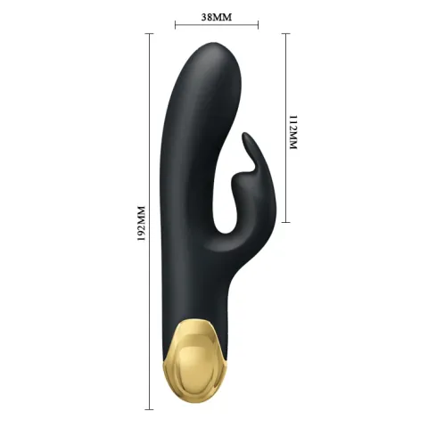 Вибратор — Pretty Love Royal Pleasure Double Pleasure, черный