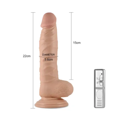 Вібратор - Real Extreme Vibrating Dildo 8.5