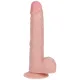 Вібратор Regular Straight Cock with Balls - 7 / 18 cm - Flesh