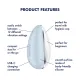 Вібратор Satisfyer Drop To Go Blue