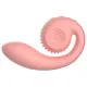 Вібратор для клітора і точки G - Snail Vibe Gizi, рожевий